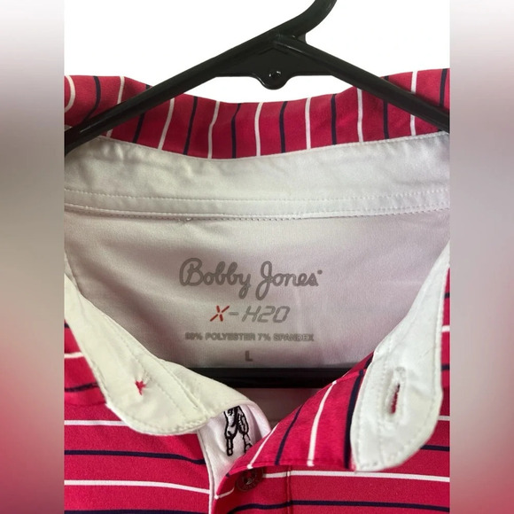 Bobby Jones pink golf polo - Picture 3 of 4